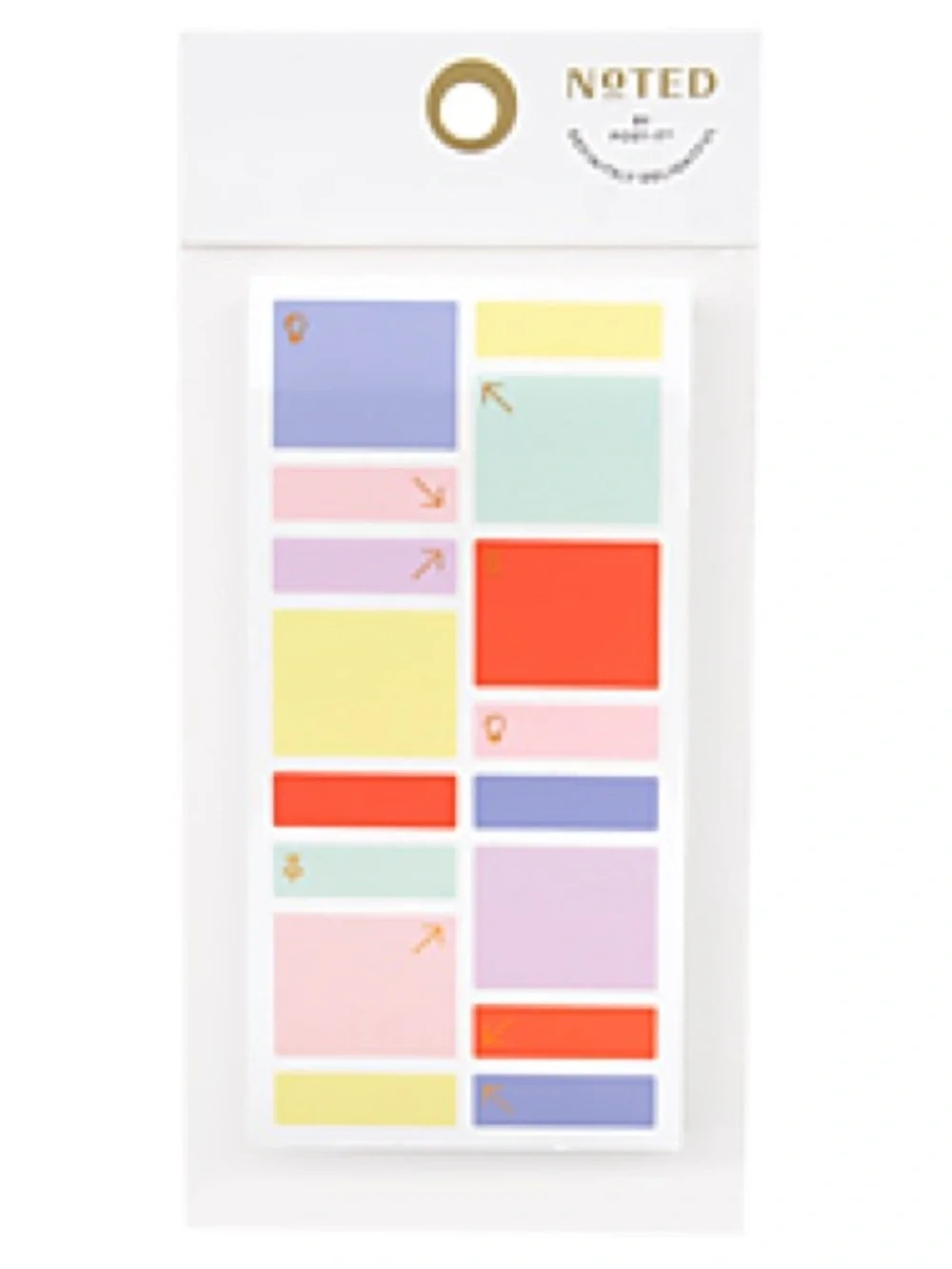 Noted by Post-it Colorful Translucent Planner Planning Stickers & Mini Notes NEW